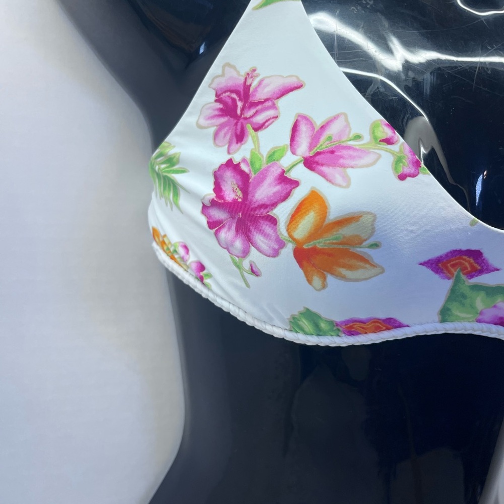 Frankie's Bikinis Floral White Bikini Set - Picture 4 of 16